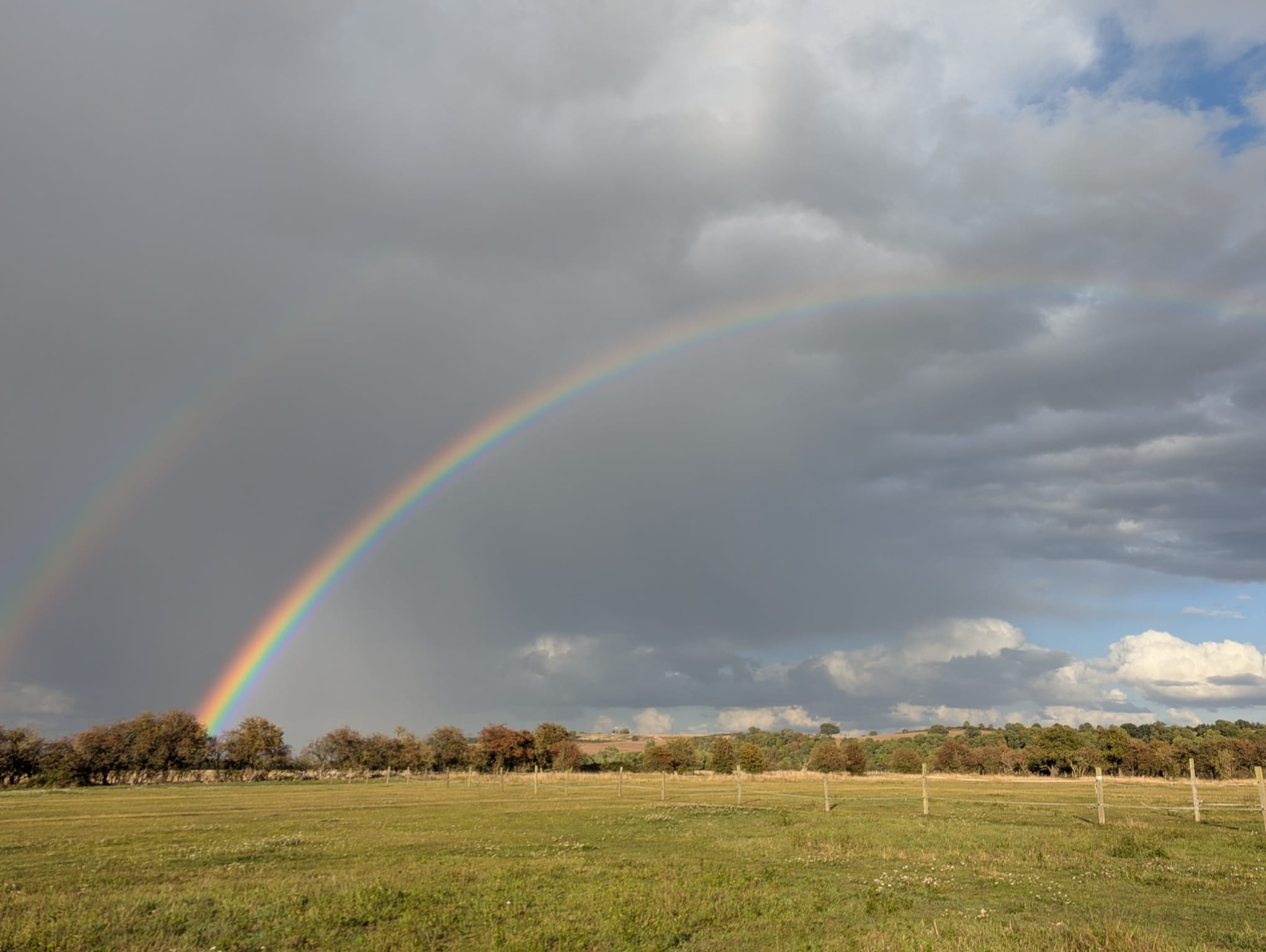 Rainbow landscape
